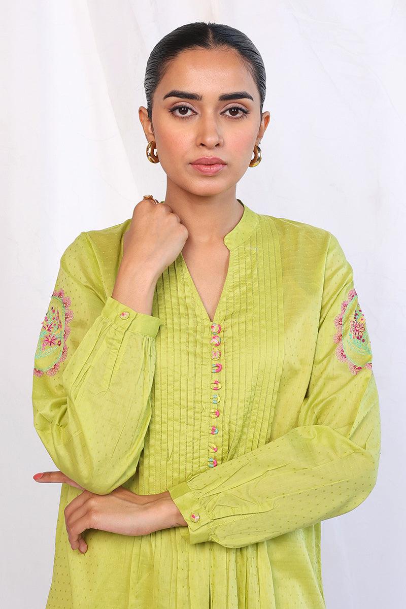 Generation - Phoolmati Embroidered 2-Piece Set - Red - Lawn