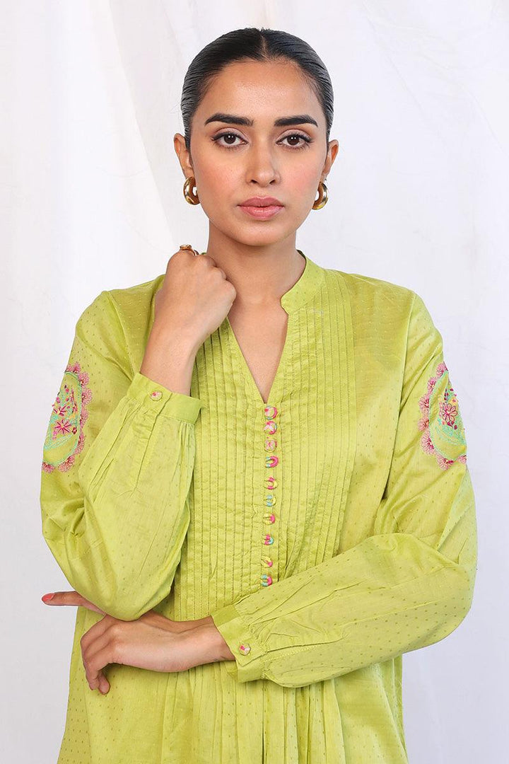 Generation - Phoolmati Embroidered 2-Piece Set - Red - Lawn