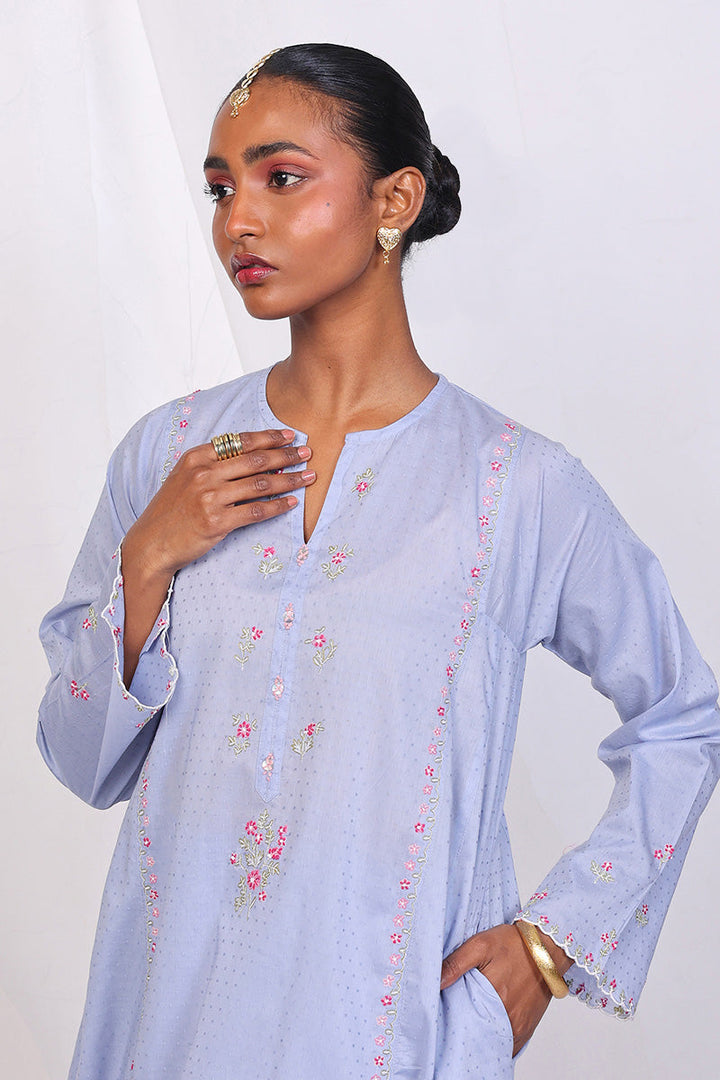Generation - 2- Piece Phoolmati - Sky Blue - Lawn