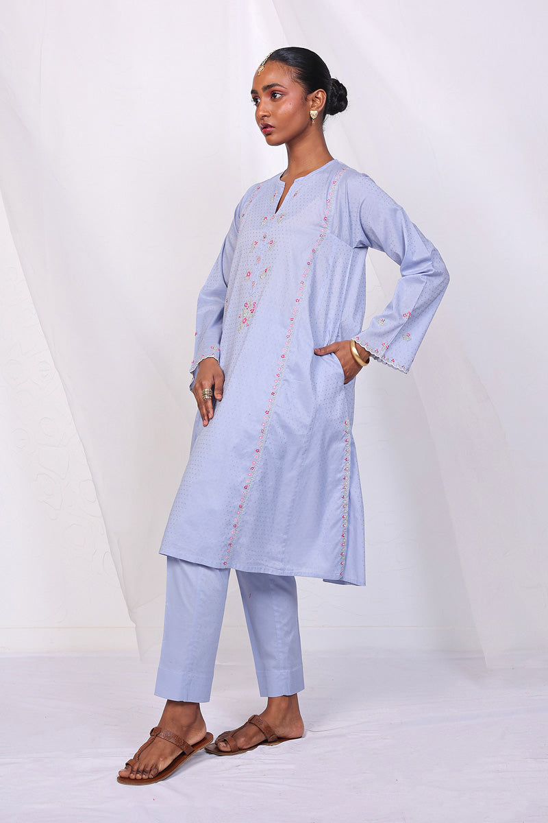 Generation - 2- Piece Phoolmati - Sky Blue - Lawn