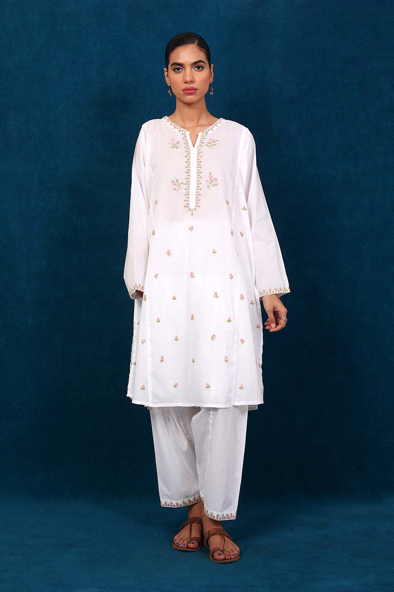 Generation - 2- Piece Phoolmati - White - Lawn