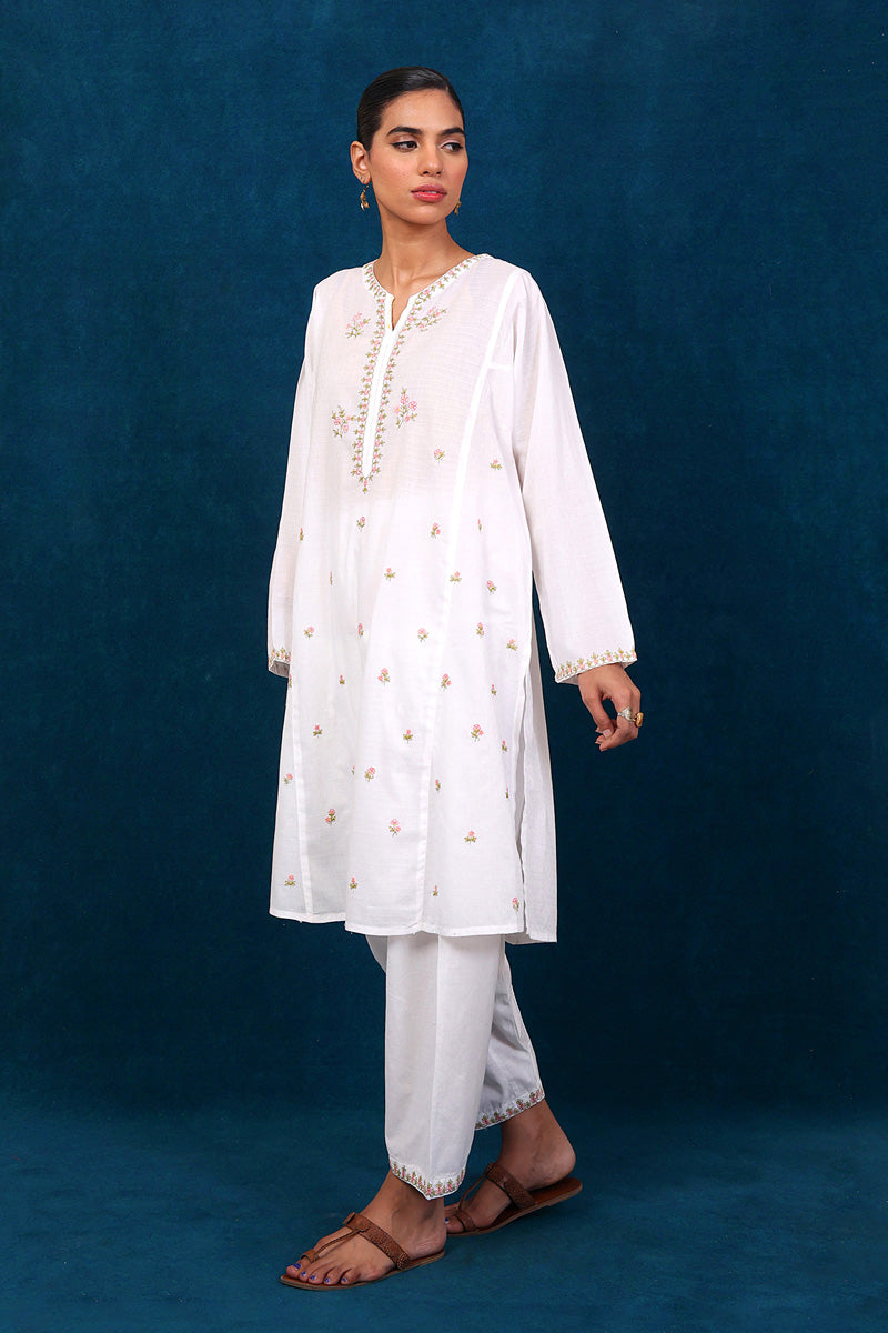 Generation - 2- Piece Phoolmati - White - Lawn