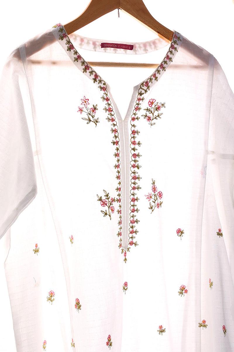 Generation - 2- Piece Phoolmati - White - Lawn