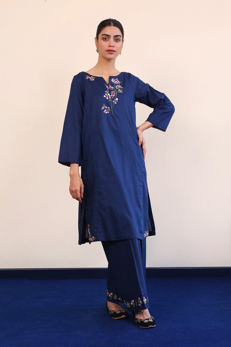 Generation - Phoolmati Dress - Red - Lawn - 2 Piece