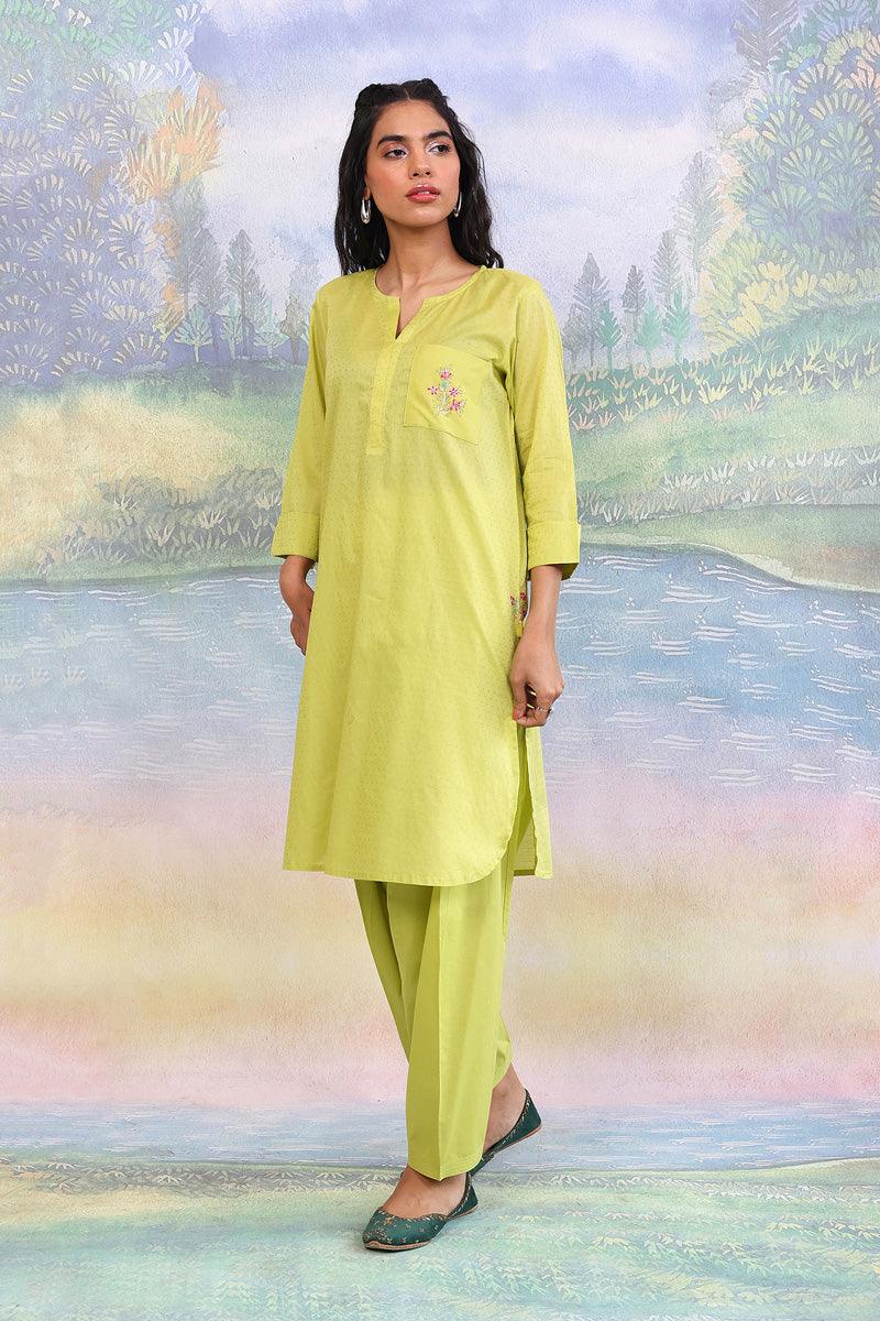 Generation - Phoolmati Set - Red - Lawn - 2 Piece
