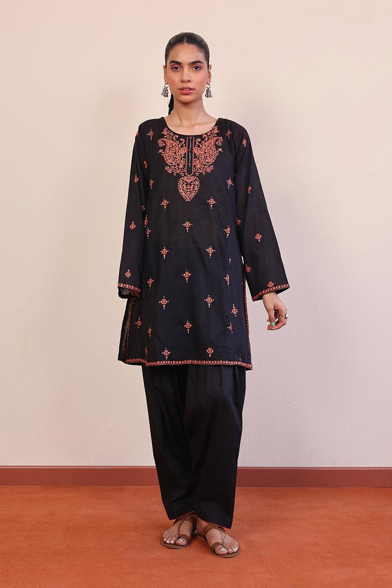 Generation - Rangeen Embroidered 2-Piece - Black - Lawn
