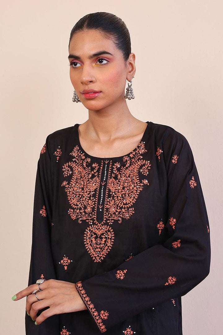 Generation - Rangeen Embroidered 2-Piece - Black - Lawn