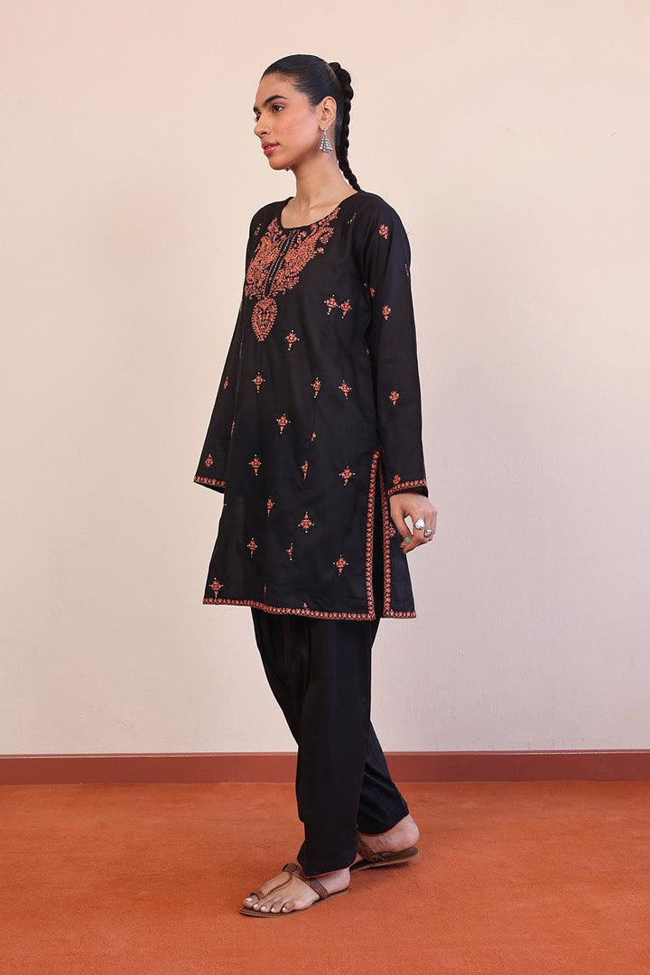 Generation - Rangeen Embroidered 2-Piece - Black - Lawn
