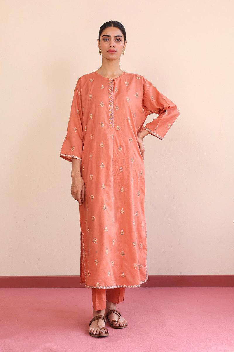 Generation - Rangeen Embroidered 2-Piece - Red - Lawn
