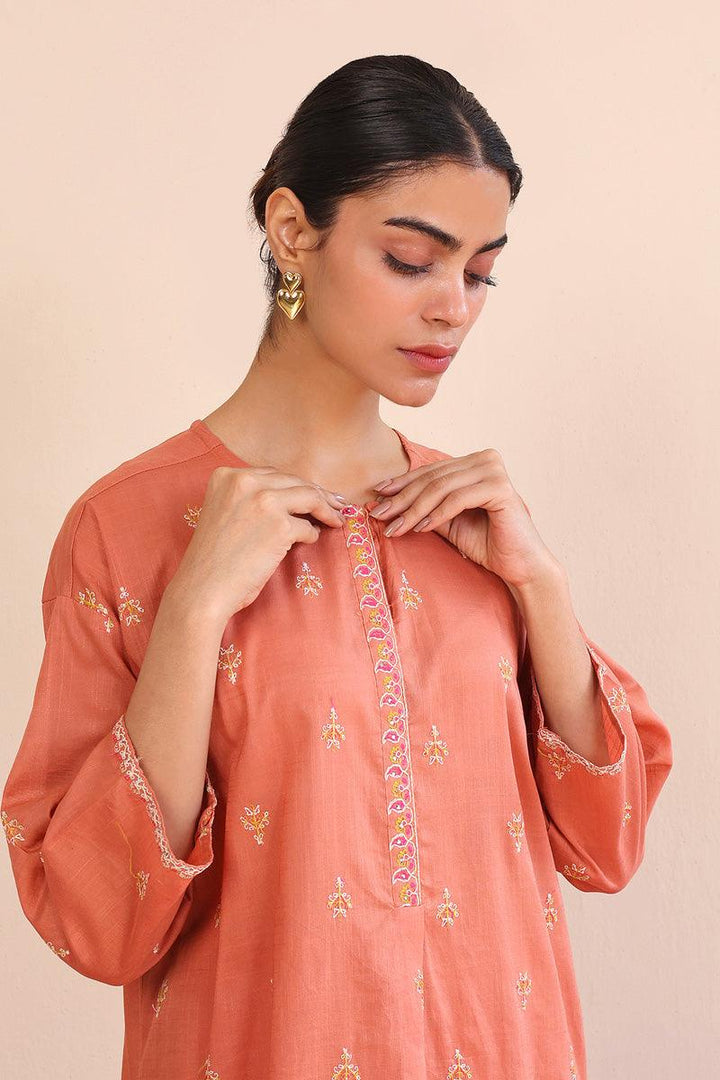 Generation - Rangeen Embroidered 2-Piece - Red - Lawn
