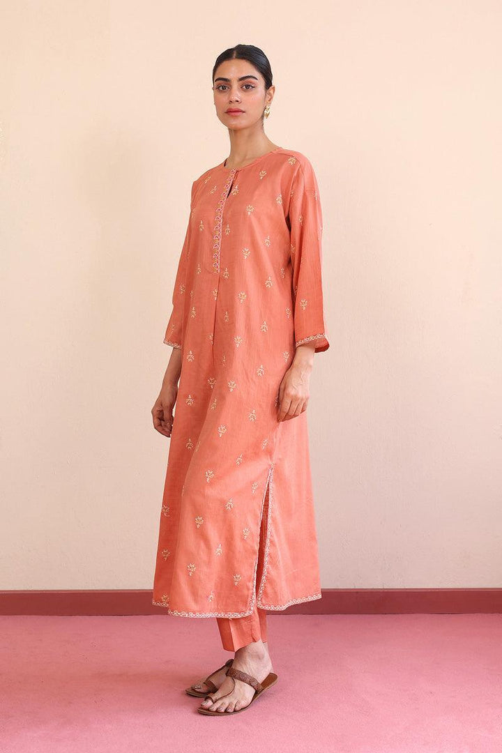 Generation - Rangeen Embroidered 2-Piece - Red - Lawn