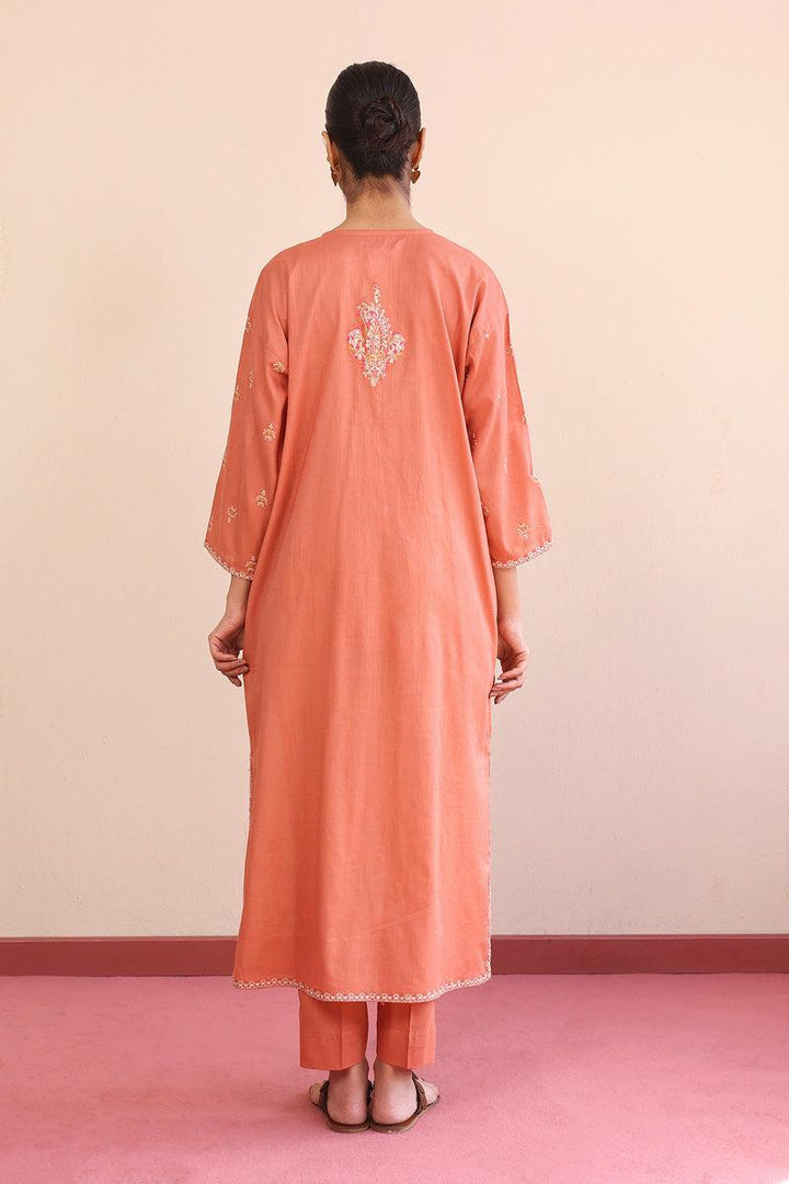 Generation - Rangeen Embroidered 2-Piece - Red - Lawn