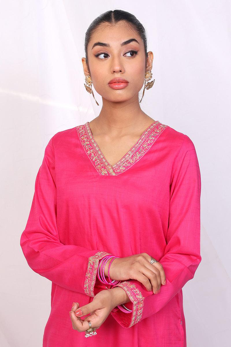 Generation - 2 Piece Rangeen Set - Pink - Lawn
