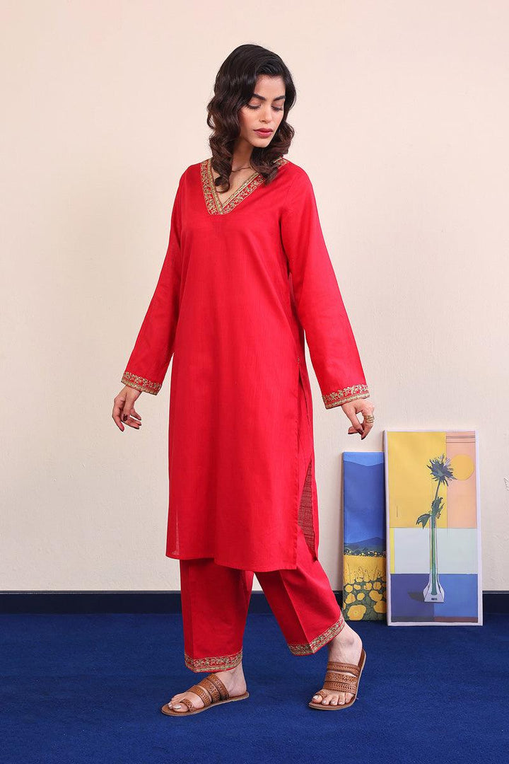 Generation - 2 Piece Rangeen Set - Red - Lawn