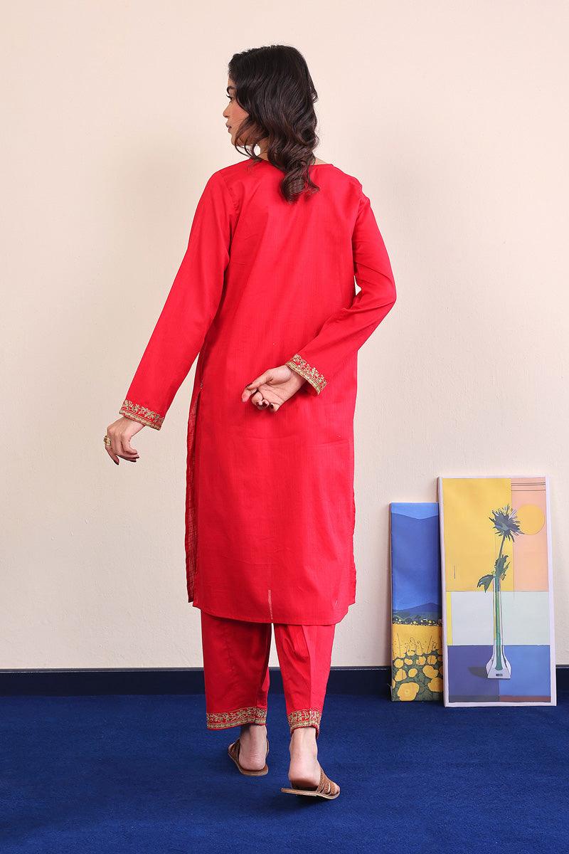 Generation - 2 Piece Rangeen Set - Red - Lawn