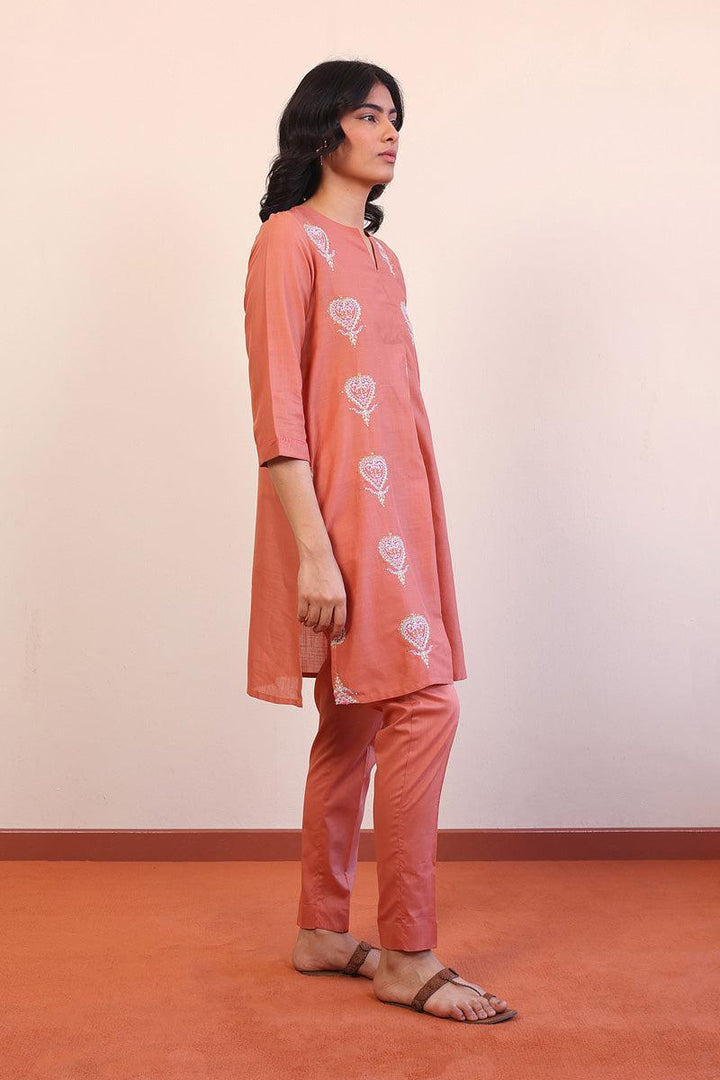 Generation - Rangeen Dildaar 2-Piece Suit - Red - Lawn