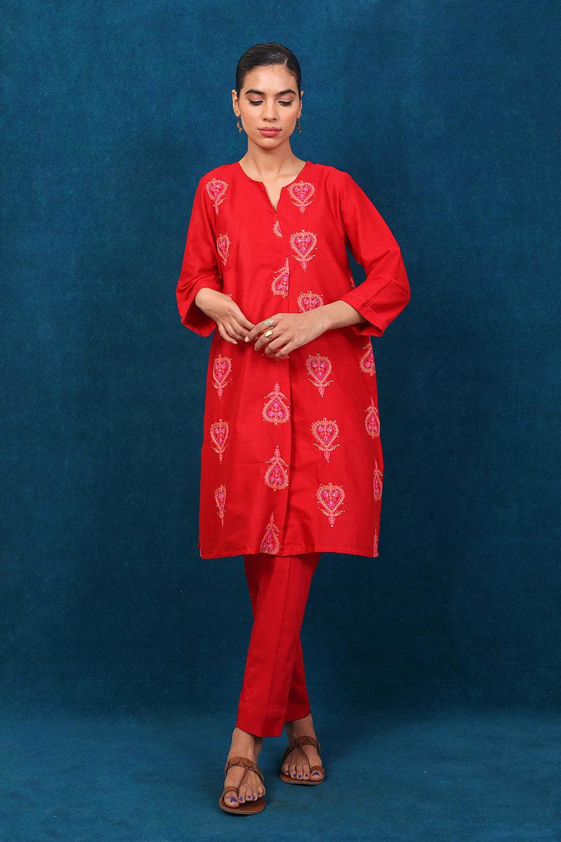 Generation - 2- Piece Rangeen - Red - Lawn