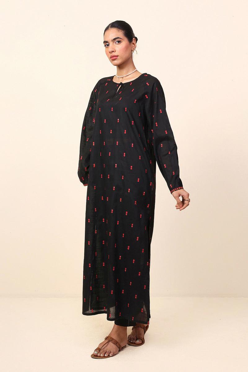 Generation - Rangeen Embroidered Set - Black - Lawn - 2 Piece