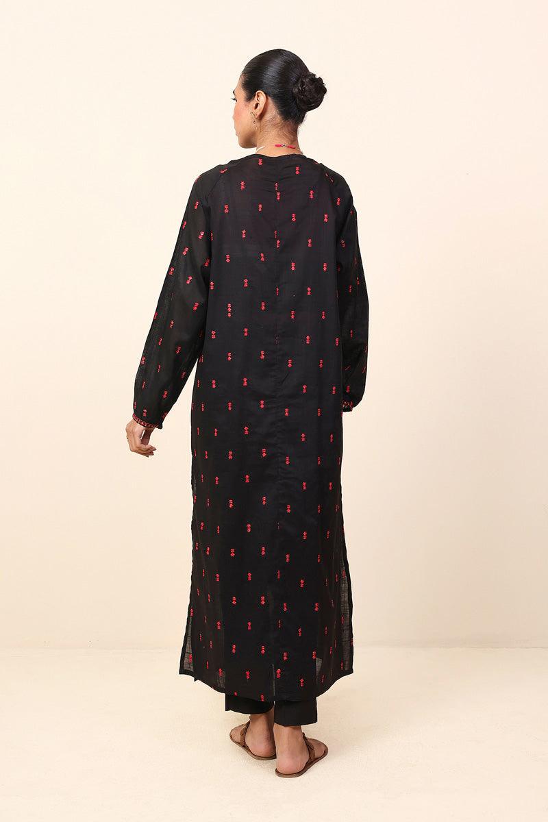 Generation - Rangeen Embroidered Set - Black - Lawn - 2 Piece