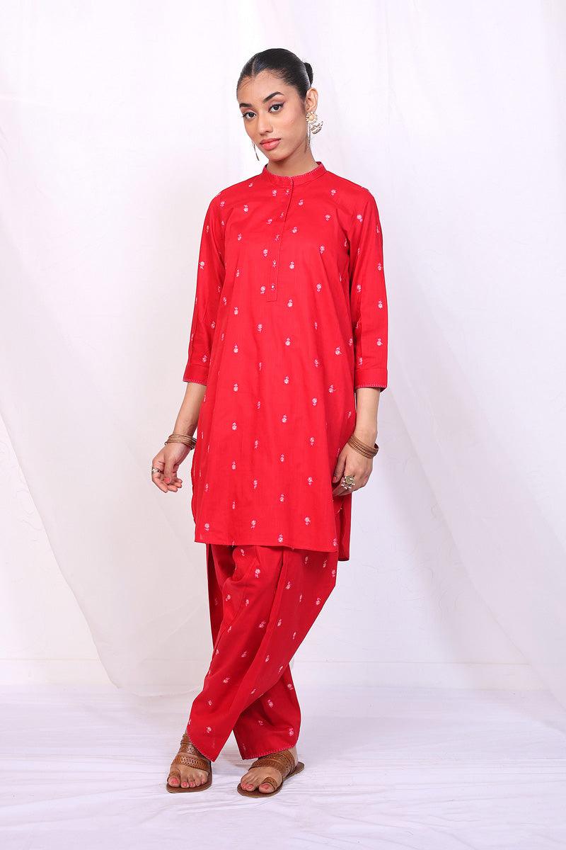 Generation - Rangeen 2-Piece Suit - Red - Lawn