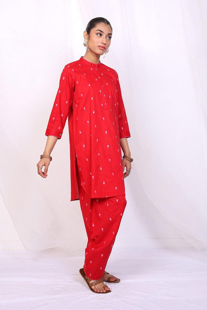 Generation - Rangeen 2-Piece Suit - Red - Lawn