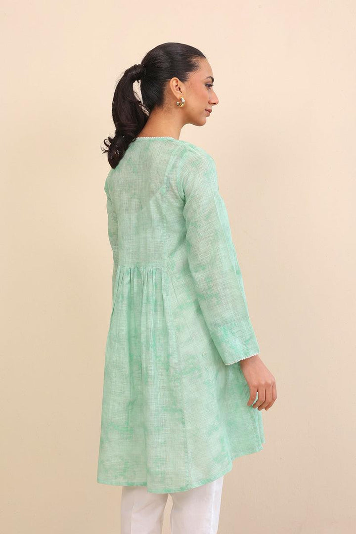 Generation - Balochi Craft Frock - Green - Lawn - 1 Piece