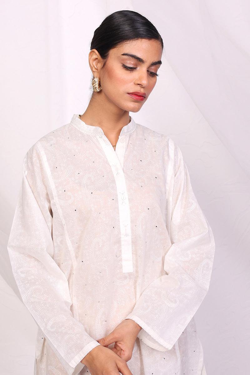 Generation - Samarkand Kurta - Off White - Lawn - 1 Piece
