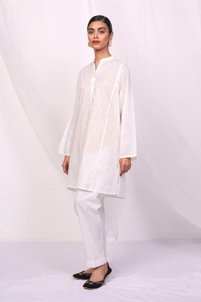 Generation - Samarkand Kurta - Off White - Lawn - 1 Piece