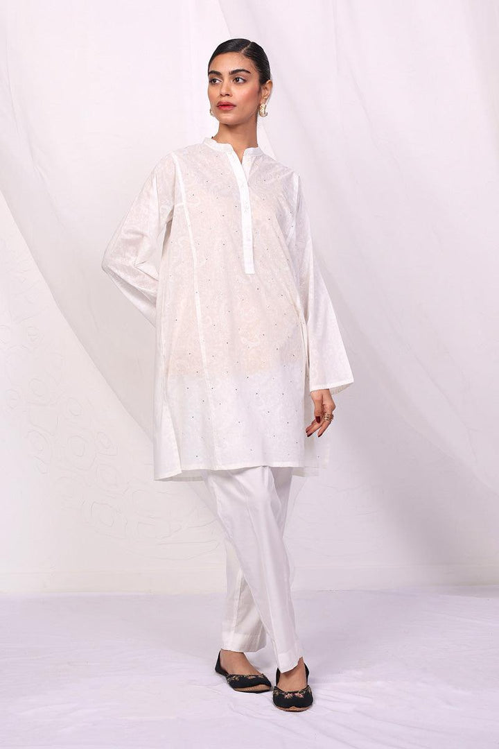 Generation - Samarkand Kurta - Off White - Lawn - 1 Piece