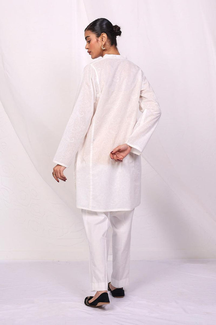 Generation - Samarkand Kurta - Off White - Lawn - 1 Piece