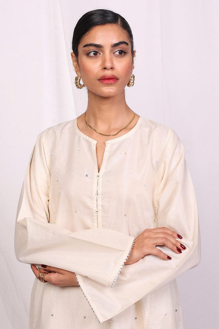 Generation - Dastaangoi Kurta - Off White - Cotton - 1 Piece