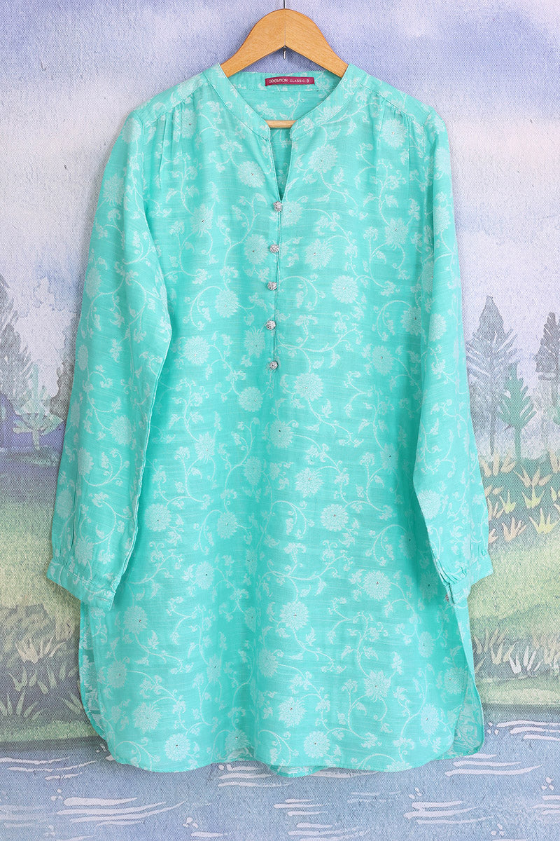 Generation - Breezy Blues Tunic - Red - Jacquard - 1 Piece