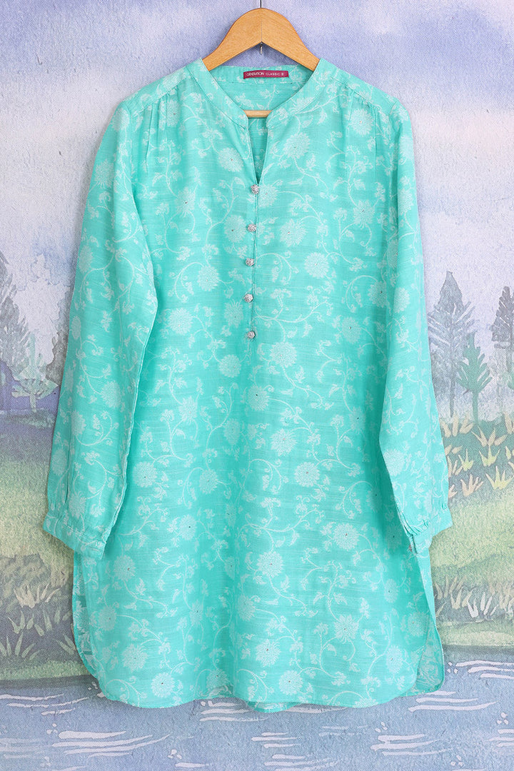 Generation - Breezy Blues Tunic - Red - Jacquard - 1 Piece
