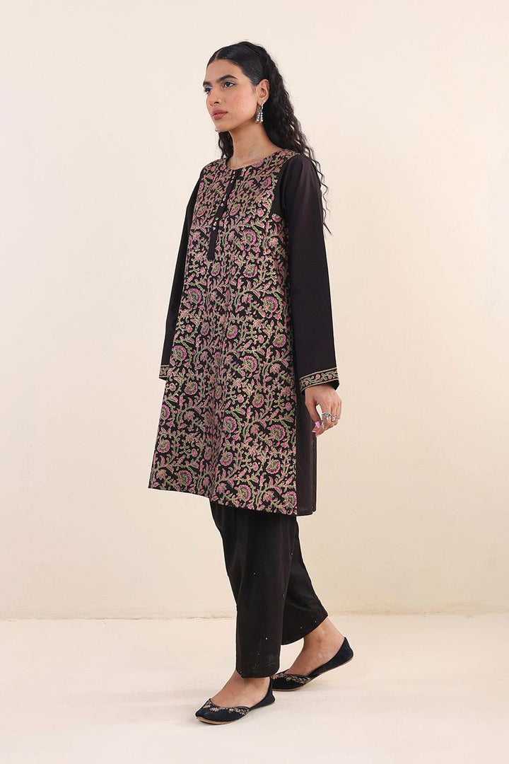 Generation - Chaapa Kurta - Black - Lawn - 1 Piece