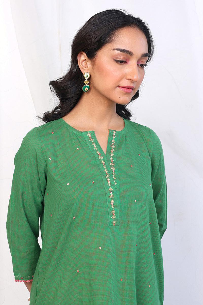 Generation - Weavers Tale Kurta - Green - Lawn - 1 Piece