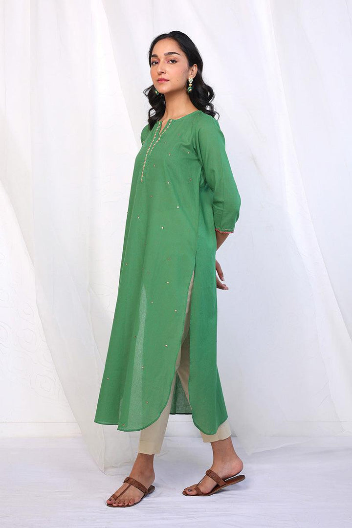 Generation - Weavers Tale Kurta - Green - Lawn - 1 Piece