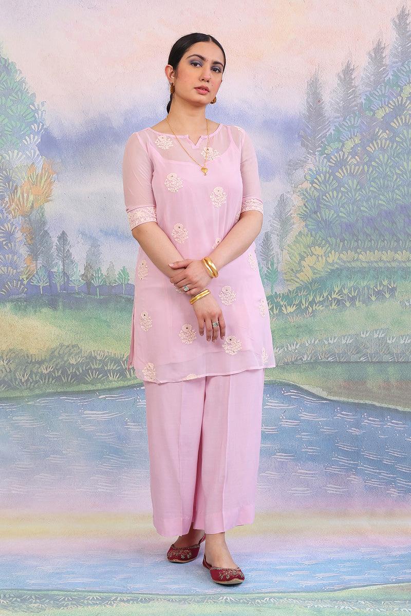 Generation - Naaz - Pink - Chiffon - 2 Piece