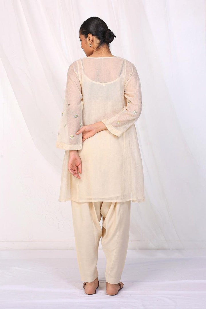 Generation - Nigar Gold Set - Off White - Net - 2 Piece