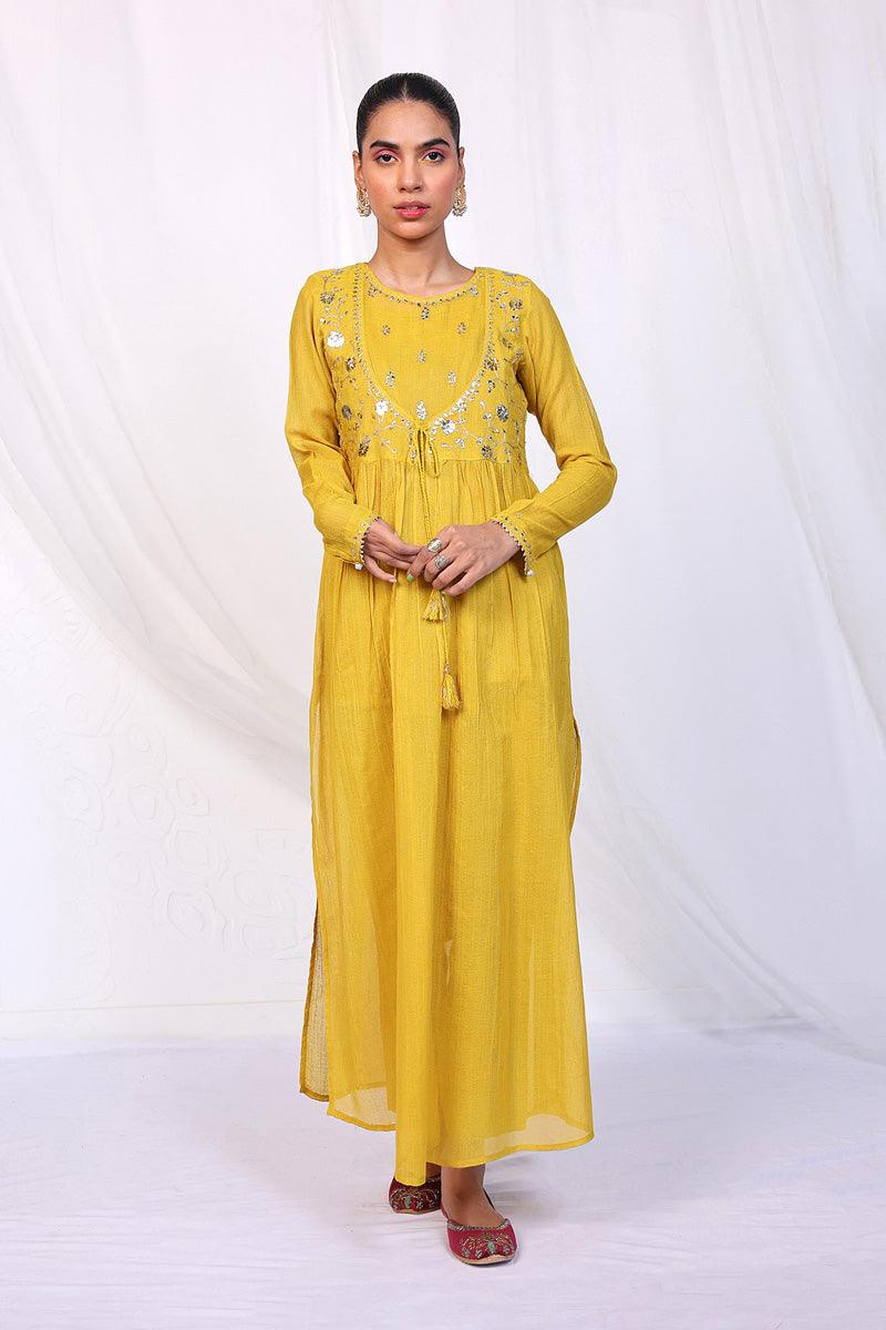 Generation - Nigar Dandelion Dress - Red - Net - 2 Piece
