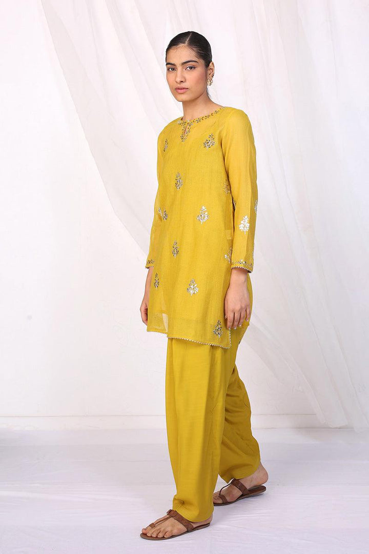 Generation - Nigar Kamdani set - Red - Net - 2 Piece