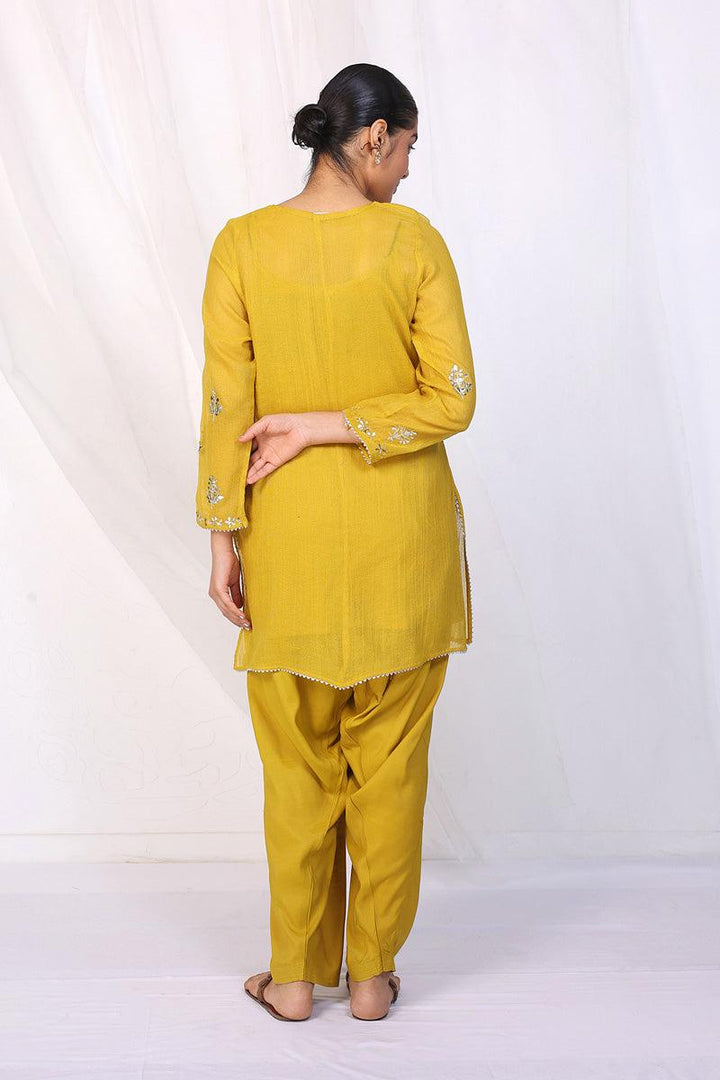 Generation - Nigar Kamdani set - Red - Net - 2 Piece