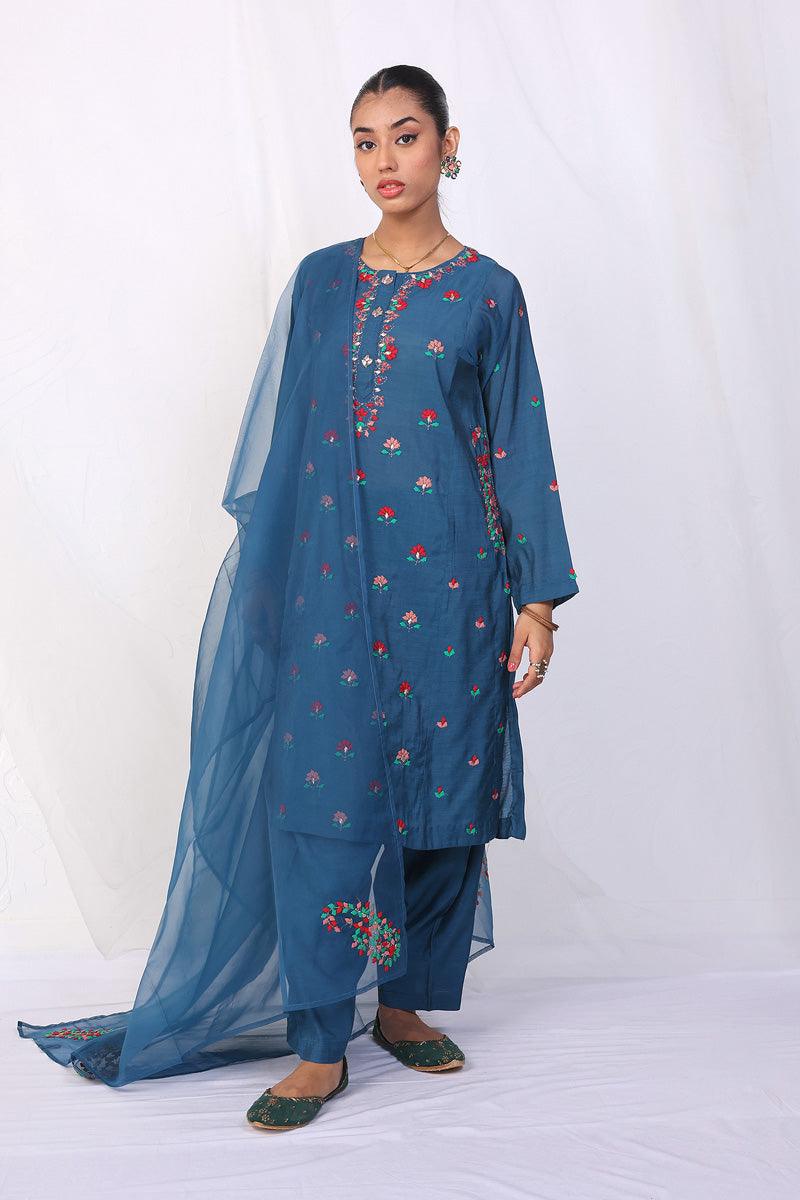 Generation - Umbrella Dream Suit - Blue - Cotton - 3 Piece