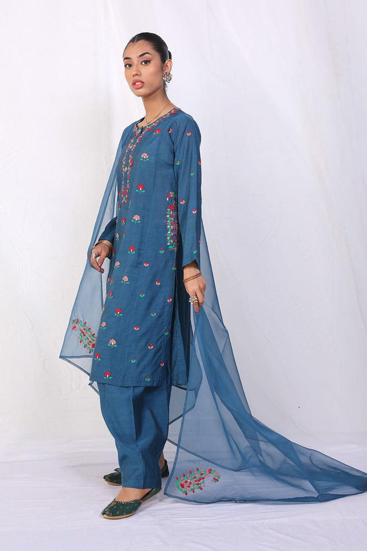 Generation - Umbrella Dream Suit - Blue - Cotton - 3 Piece