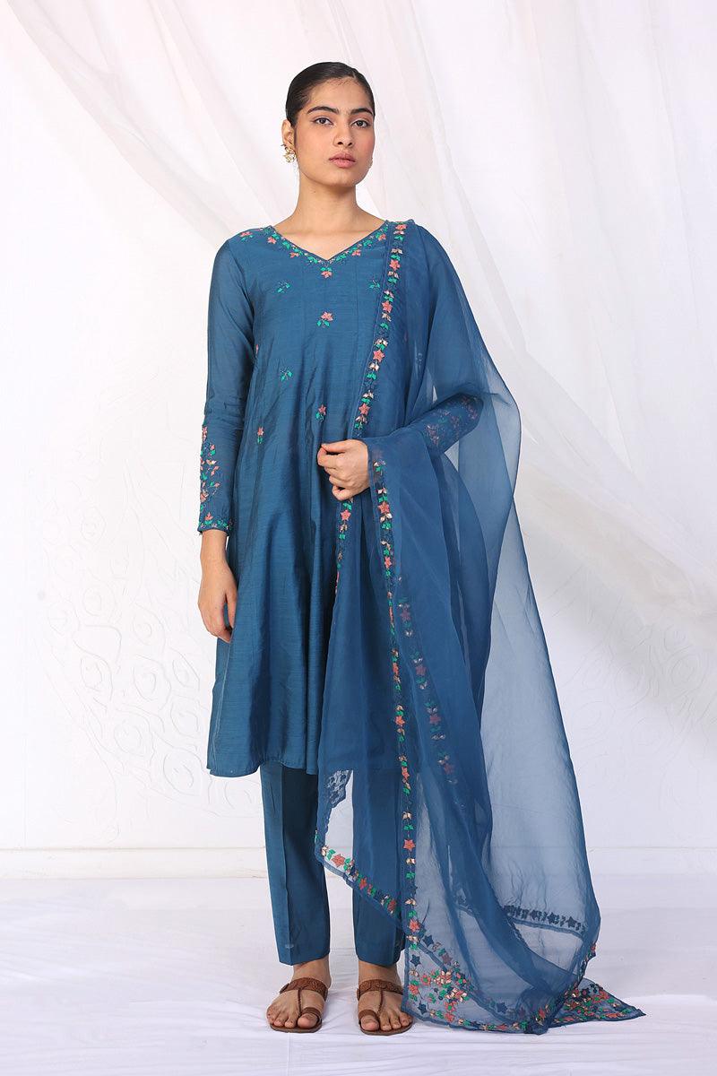 Generation - Umbrella Dream Handwork Suit - Red - Cotton - 3 Piece