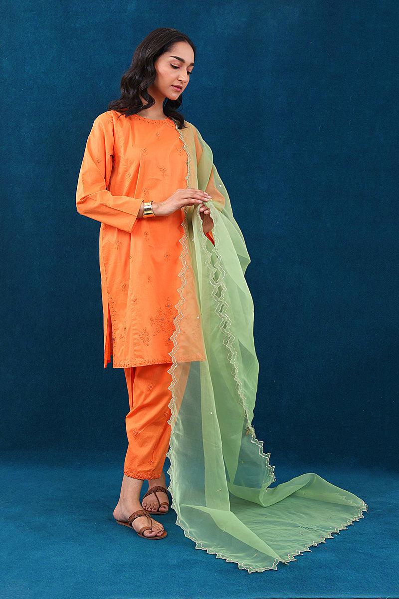 Generation - Saadah Organza Dupatta -  - Organza - 1 Piece