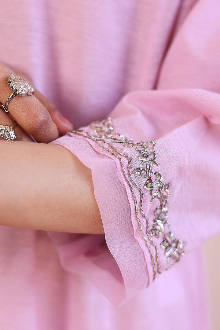 Generation - Saadah Embroidered 2-Piece - Pink - Cotton