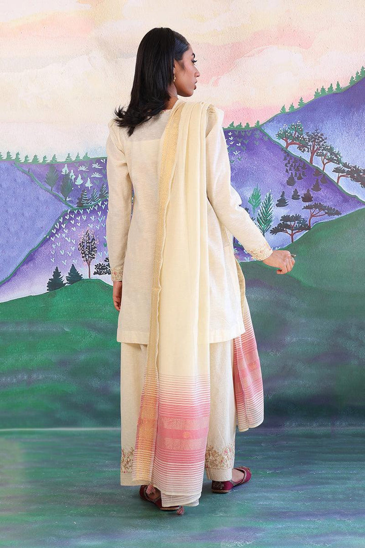 Generation - Aik Rang Suit - Off White - Cotton - 3 Piece