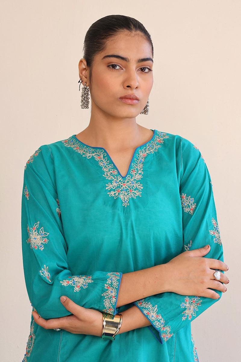 Generation - 2- Piece Aik Rang - Green - Karandi