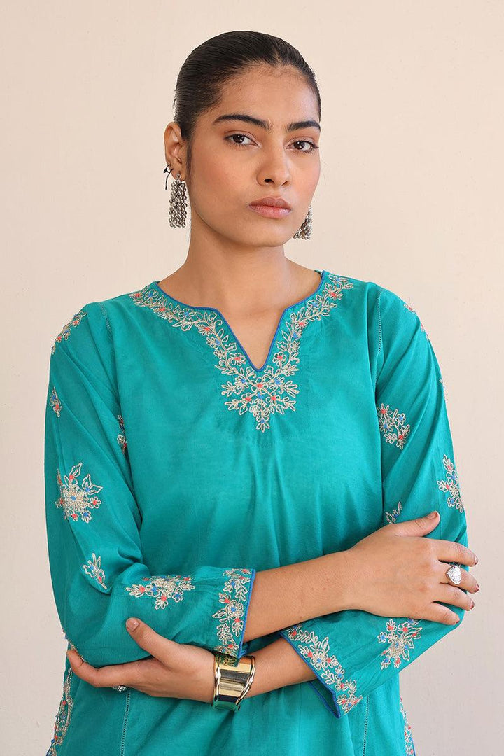Generation - 2- Piece Aik Rang - Green - Karandi