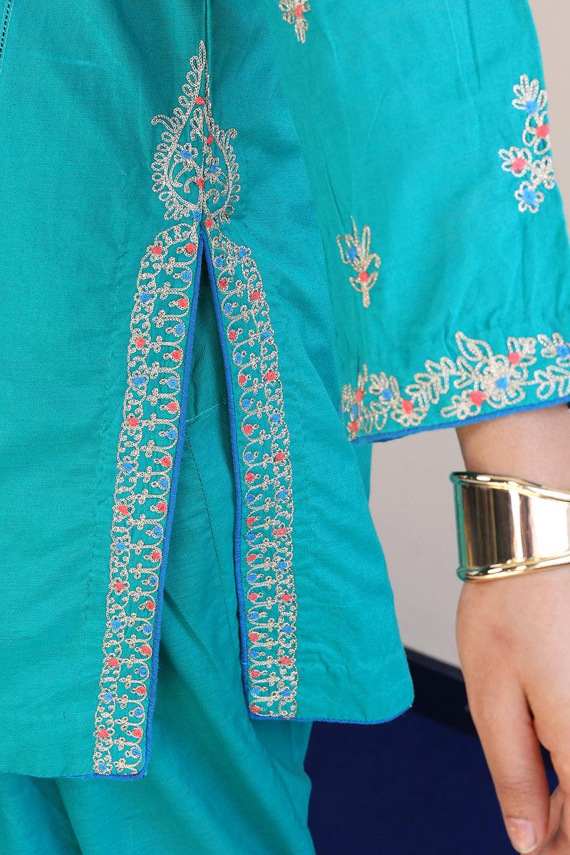 Generation - 2- Piece Aik Rang - Green - Karandi